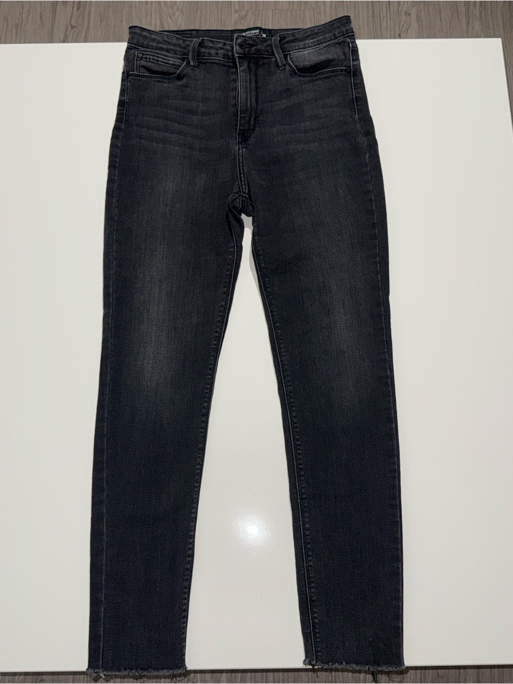 Just Black Faded Black High-Rise Skinny Jeans Sz 29